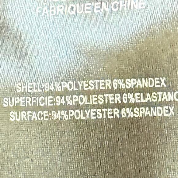 Bebe Athletic Jacket Sz Med Geo Leopard Print Warm Up - Picture 7 of 10